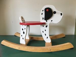 Wooden Rocking Dog