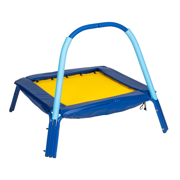 Trampoline yellow-blue
