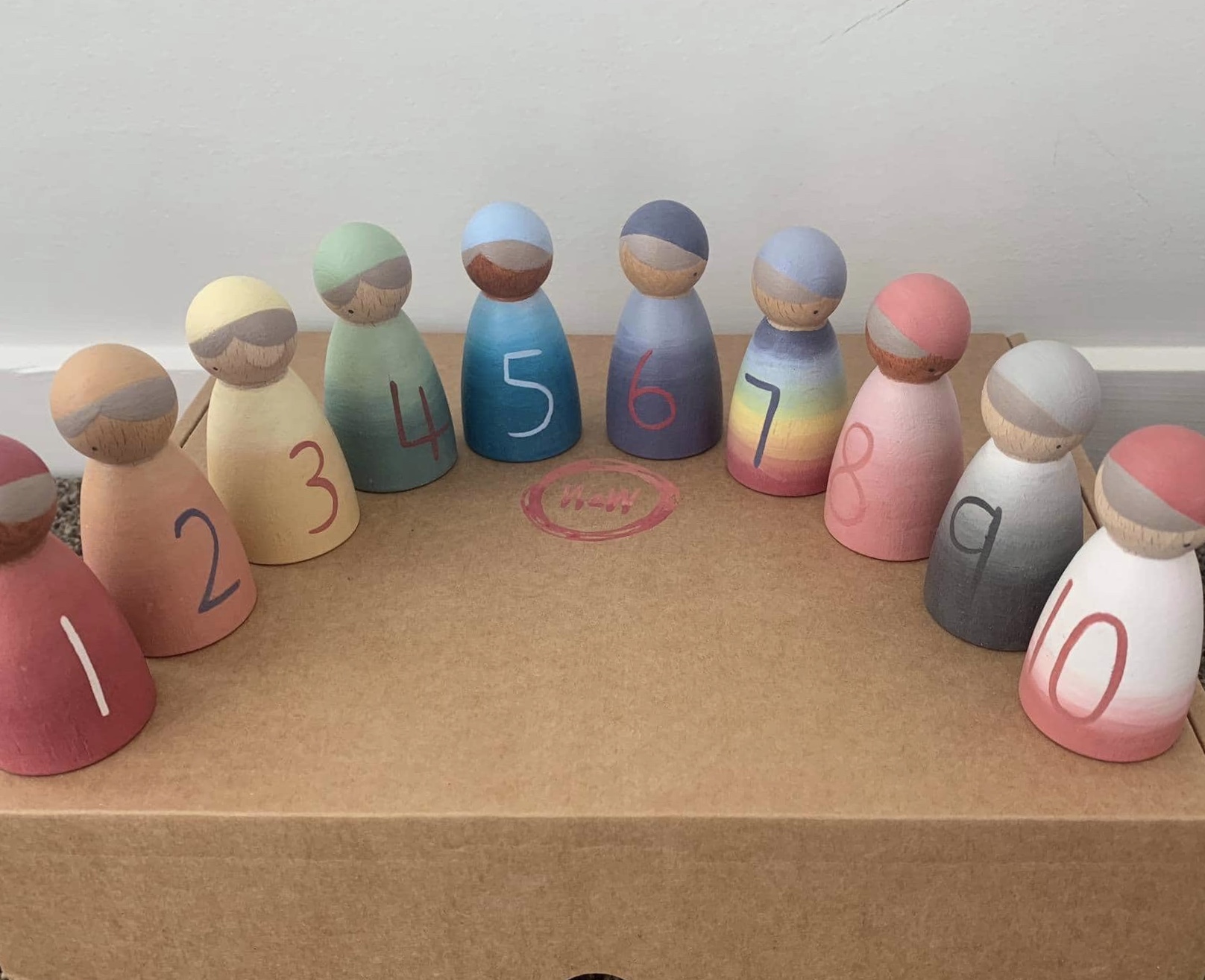 Little Wooden People Numbers